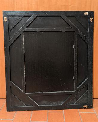 Specchio in legno dipinto a mano