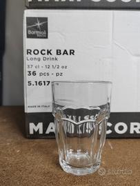 Stock 108 bicchieri Bormioli Rock 37 cl nuovi 