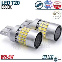 Lampadine LED T20 W21/5W Super CANbus Luce Bianca