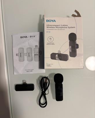 BOYA BY-V1 Microfono wireless - lightning