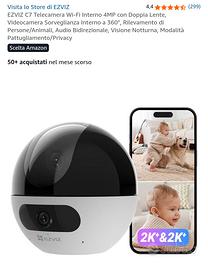 Telecamera Wi-Fi Interno EZVIZ C7 4MP