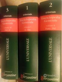 3 vol Enciclopedia Generale garzantine 