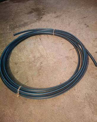 Tubo in Polietilene PE100 con Riga Blu per Acqua e