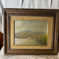 Dipinto Paesaggio di Campagna - Michieletto  1976