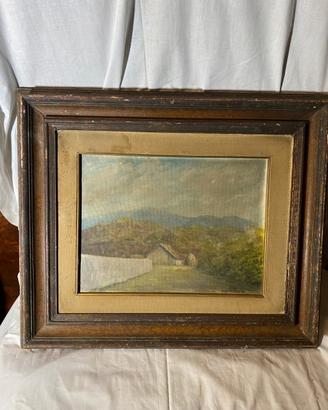 Dipinto Paesaggio di Campagna - Michieletto  1976