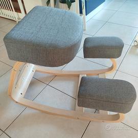 Sedia posturale ergonomica imbottita 