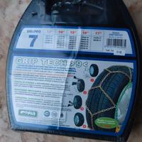 Catene neve Grip Tech 9 mm Gruppo 7 nuove