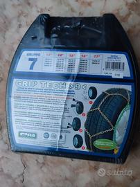 Catene neve Grip Tech 9 mm Gruppo 7 nuove