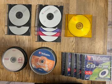 Lotto CD-RW e DVD vergini Verbatim, Sony e Maxell