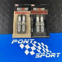 4 candele ralliart mitsubishi lancer evolution 9