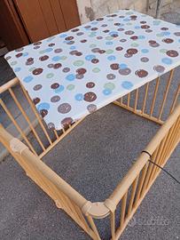 lettino in legno richiudibile 