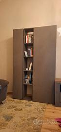 Libreria sala colore bronzo 