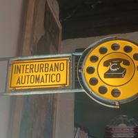 tabella telefono gettoni vintage