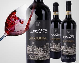 vino Chianti riserva 2022 colli Aretini Borgunto