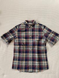 Camicia quadretti maniche corte 100% cotone 12Y