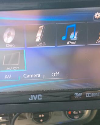 Autoradio JVC KW-V10 2 DIN con display touchscreen