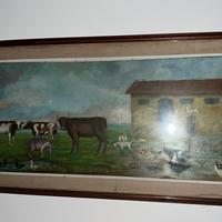 Quadro antico “La fattoria”