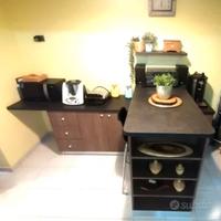 Mobile legno cucina con penisola