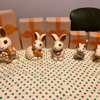 THUN Conigli Collezione Completa - Con Scatole