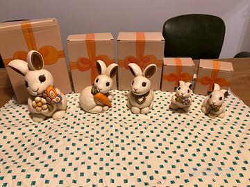 THUN Conigli Collezione Completa - Con Scatole