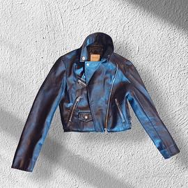 Giacca Biker in finta Pelle | Effetto Pelle | XS