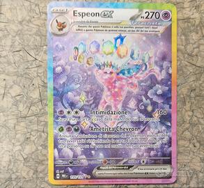 Espeon ex 155/131  teracristal appena sbustato NM