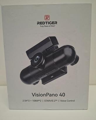 REDTIGER Dash Cam per Auto 4 Canali