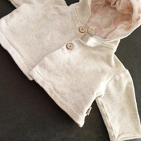 Felpa con cappuccio neonata 6 mesi FiloBio nuova