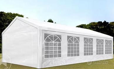 3 gazebi / tende per feste 4 x 10 m – nuove