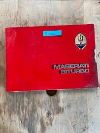 Libretto uso e manutenzione Maserati Biturbo