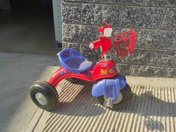 TRICICLO ROSSO BIMBI BRIOR CON CESTINO BIEMME