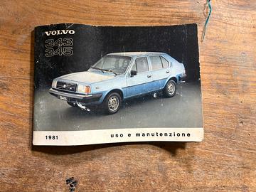 Manuale originale Volvo 343 / 345 –  1981