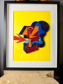 Campari “il Gran Bevitore” 3D - artigianale Depero