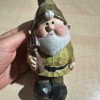 Statuetta gnomo da giardino o interno decorazione