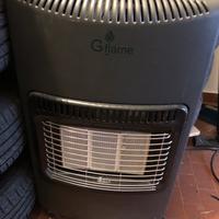 Stufa a gas con piastre ceramiche intatte