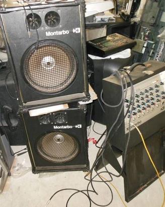 Mixer attivo Montarbo 453S + casse Montarbo 201