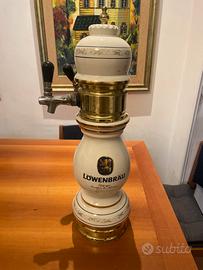 Colonna Spillatrice Birra LÖWENBRAÜ in ceramica