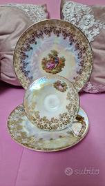 tazza da tè vintage Les Porcelaine Bavaria 