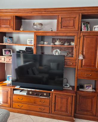 parete attrezzata in legno (no truciolato)