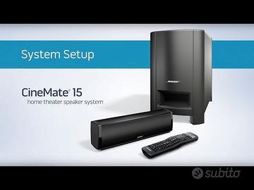soundbar Bose cinemate 15