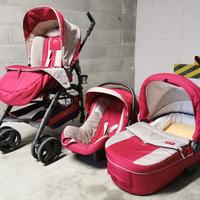 Trio Inglesina passeggino, ovetto, navicella
