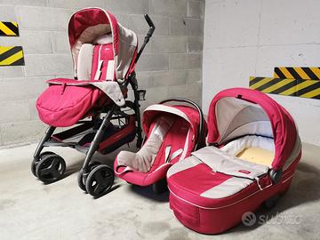 Trio Inglesina passeggino, ovetto, navicella