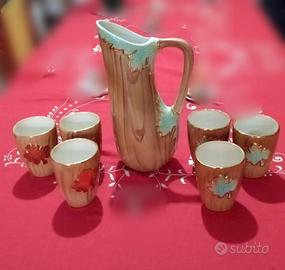 servizio vintage in porcellana smaltata