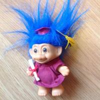 Folletti portafortuna trols laureato laurea laurea