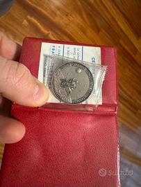 Moneta Commemorativa Apollo 11 Argento 800 + Astuc