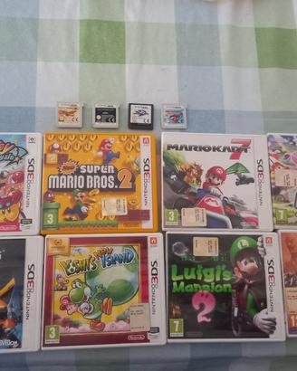 lotto 12 giochi nintendo ds-3ds Mario, yoshi etc