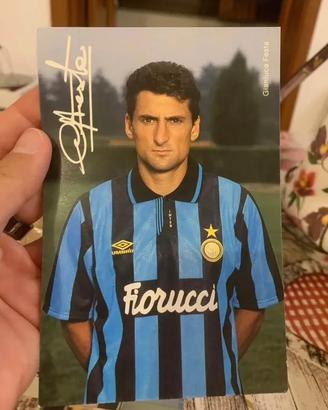 Cartolina Autografata Gianluca Festa - Inter