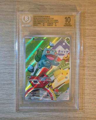 Carta Pokemon Bulbasaur 037 BGS 10