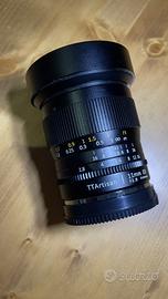 obbiettivo TTArtisan 11mm f/2.8 Fisheye