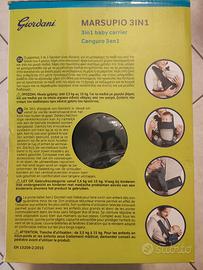 Marsupio Bebè 3 in 1 Giordani